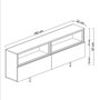 Hanah Home Ekol Up - Soporte para TV Blanco